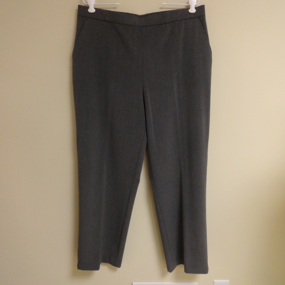 NWT - Briggs Dark Grey pants w/ pockets Size 16S